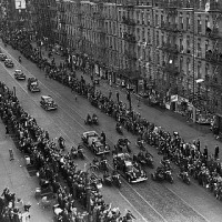 FDR campaigning for a third term, Bronx, Oct. 1940.