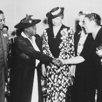 ER and Mary McLeod Bethune in 1943.