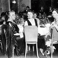 ER and SDR at a meeting of the Women’s City Club, Jan 13, 1930.