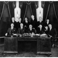 FDR and his cabinet, c.1933-34.