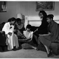 Drawing Rooms - Members of Toussaint L'Ouverture Society, 1950s.