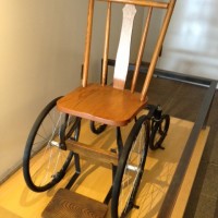 Replica of FDR wheelchair, FDR Memorial, Washington D.C.